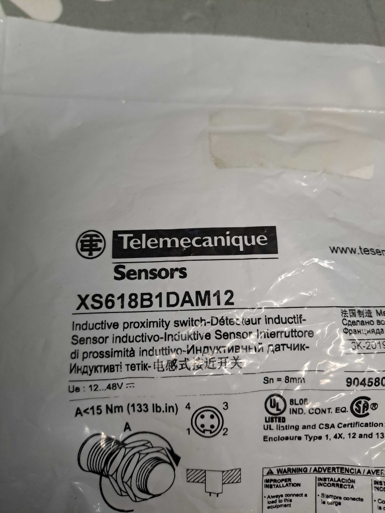 TÉLÉMÉCANIQUE  XS618B1DAM12