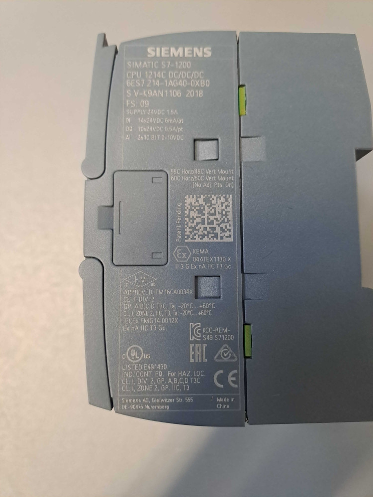 SIEMENS 6ES72141AG400XB0