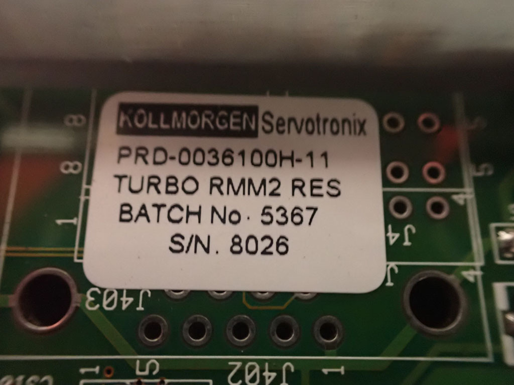 KOLLMORGEN PRD-0036100H-11+PRD-0016600D-15+PRD-0036000I-15