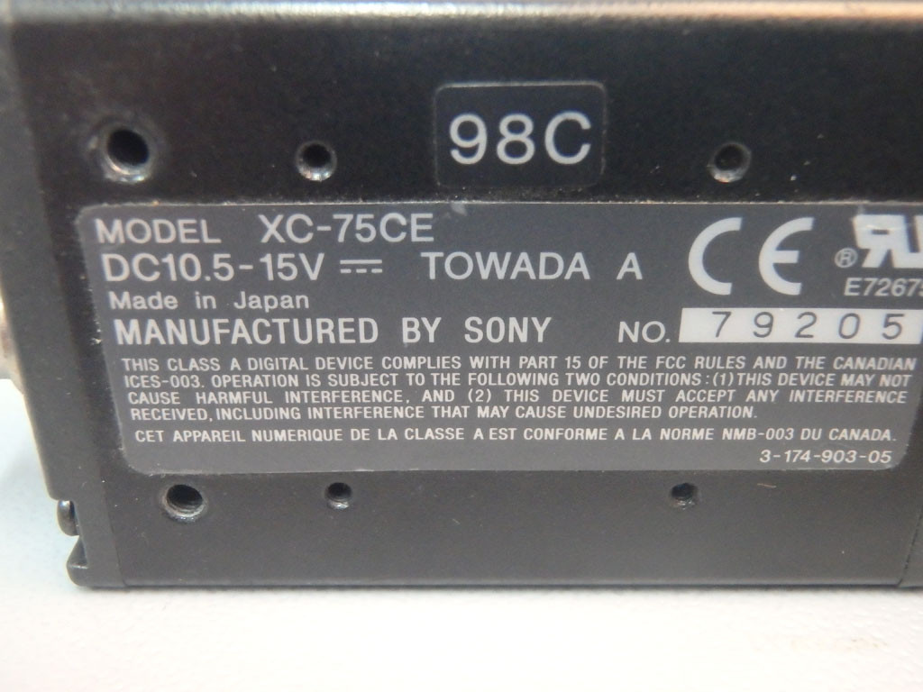 SONY XC-75CE
