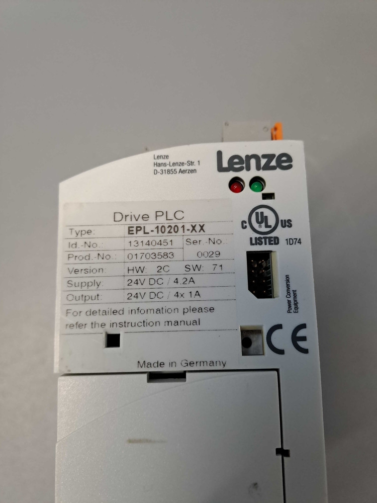 LENZE EPL10201XX + EPZ10201