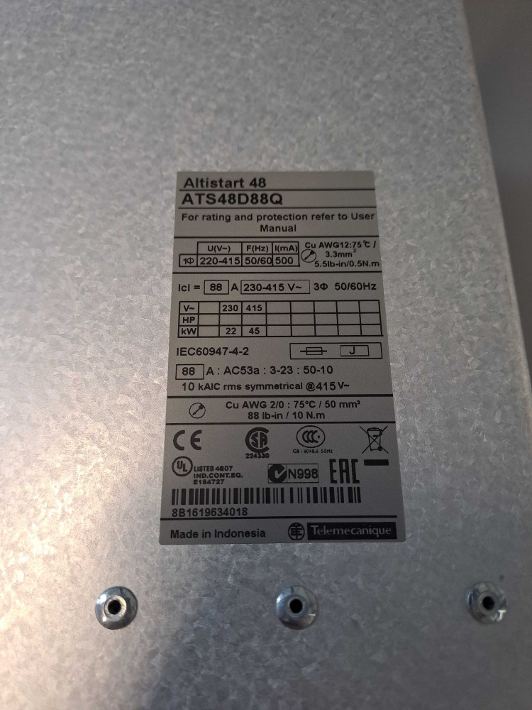 SCHNEIDER  ATS48D88Q