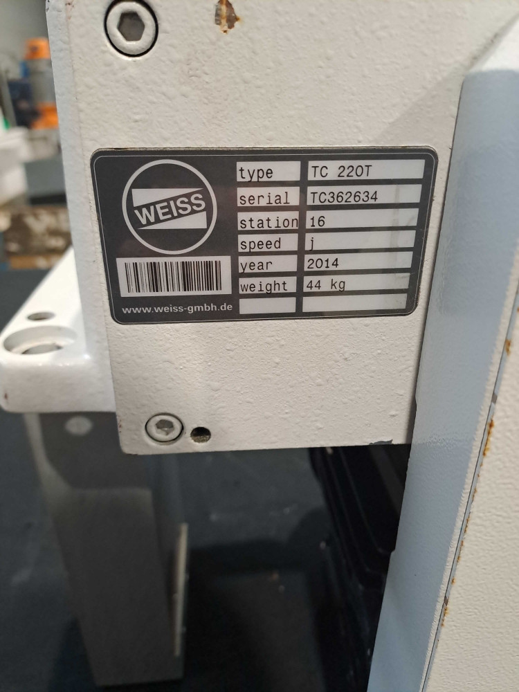 WEISS TC220T 16 POSITIONS