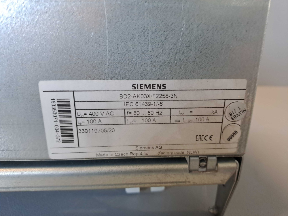 SIEMENS BD2AK03XF22583N