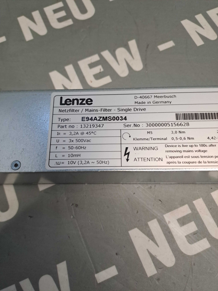 LENZE E94AZMS0034