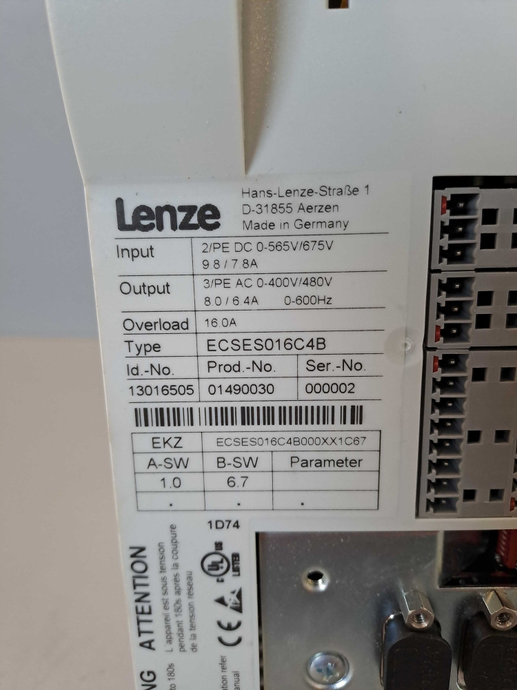 LENZE ECSES016C4B