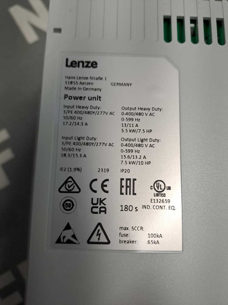 LENZE I5DAE255F10V10000S