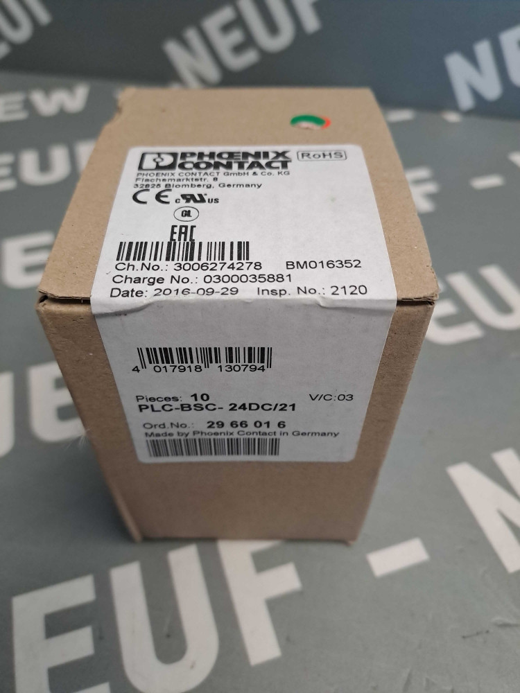 PHOENIX CONTACT  PLCBSC24DC21