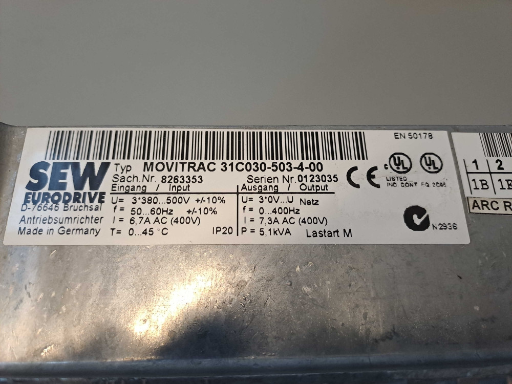 SEW-EURODRIVE 31C030503400