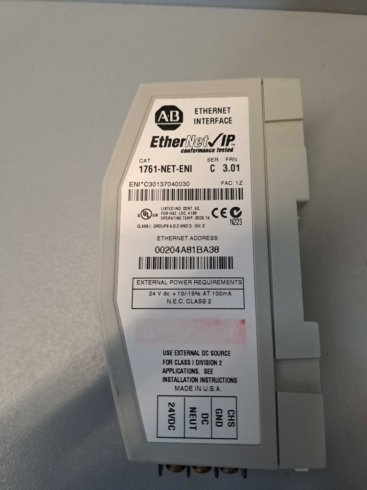 ALLEN-BRADLEY 1761NETENI