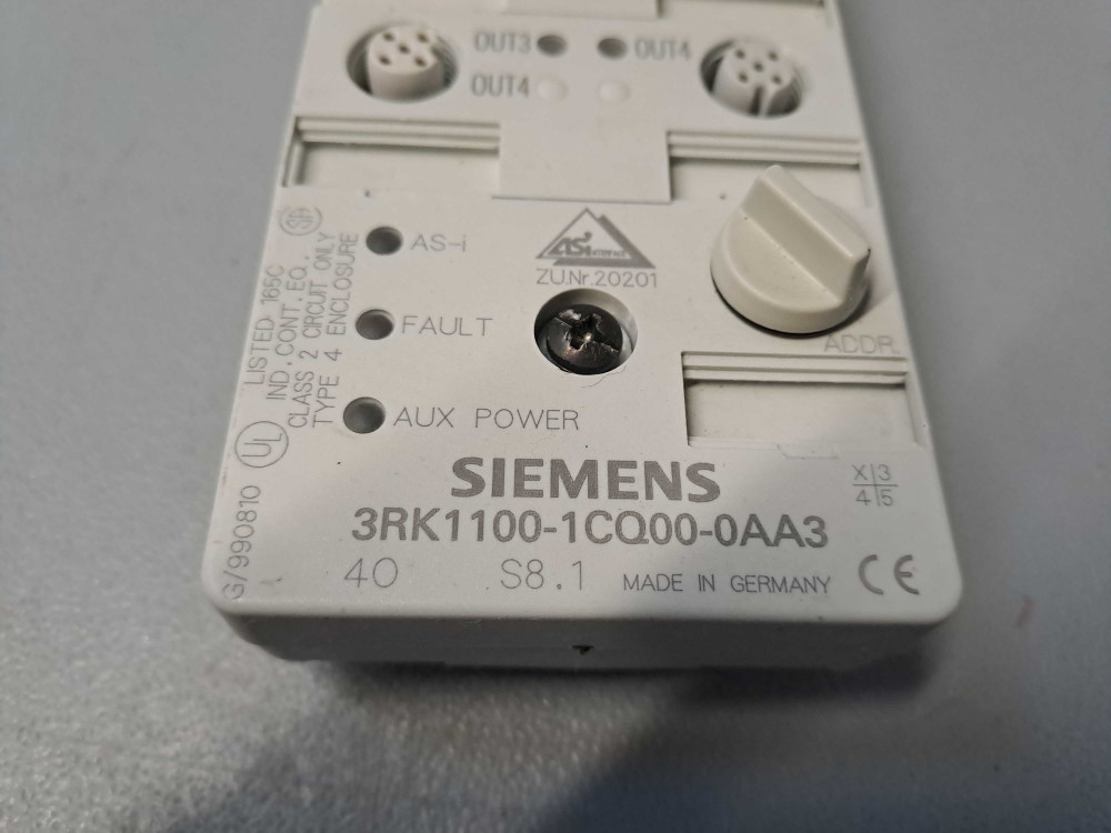 SIEMENS 3RK11001CQ000AA3