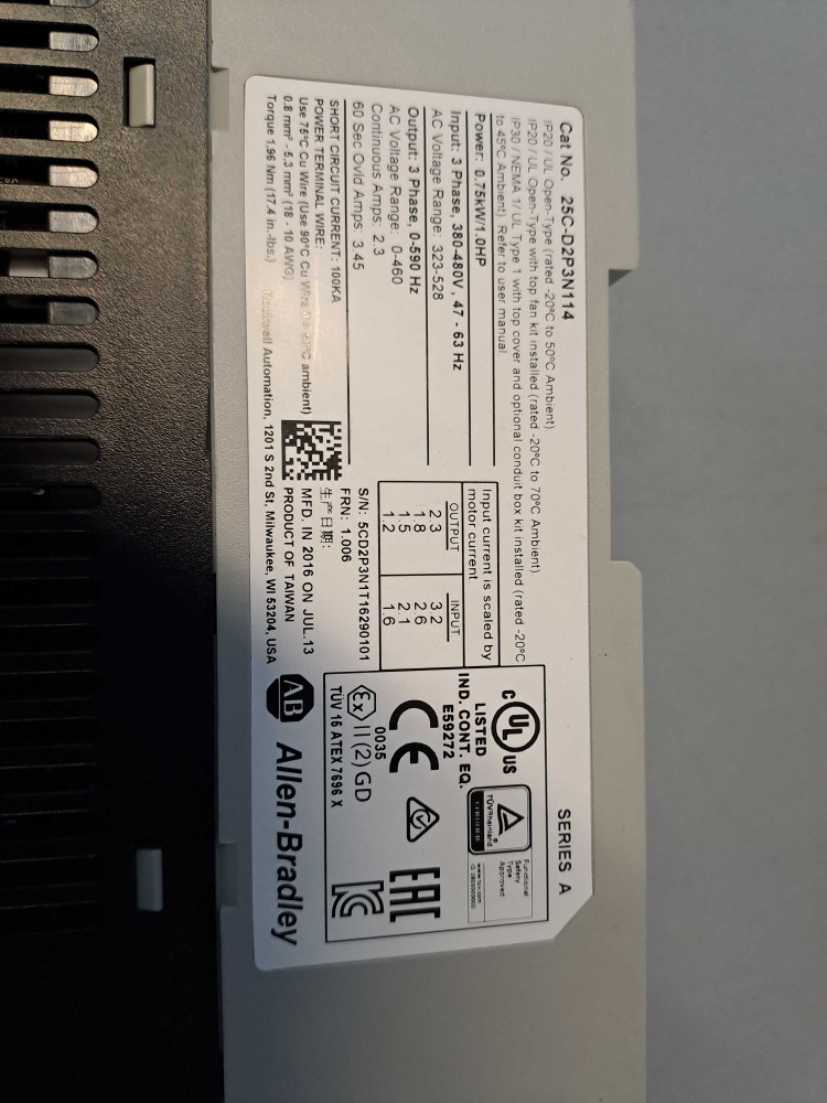 ALLEN BRADLEY  25CD2P3N114