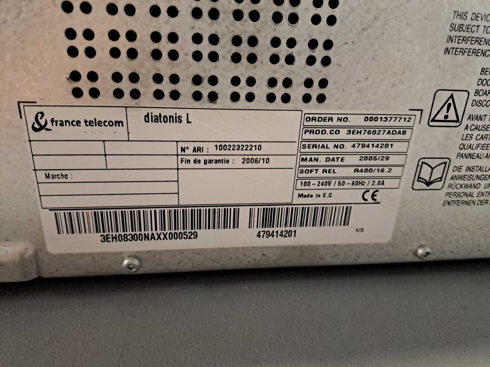 FRANCE TÉLÉCOM  3EH76027ADAB