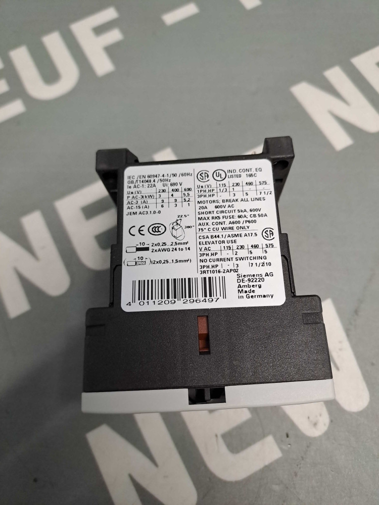 SIEMENS 3RT10162AP02