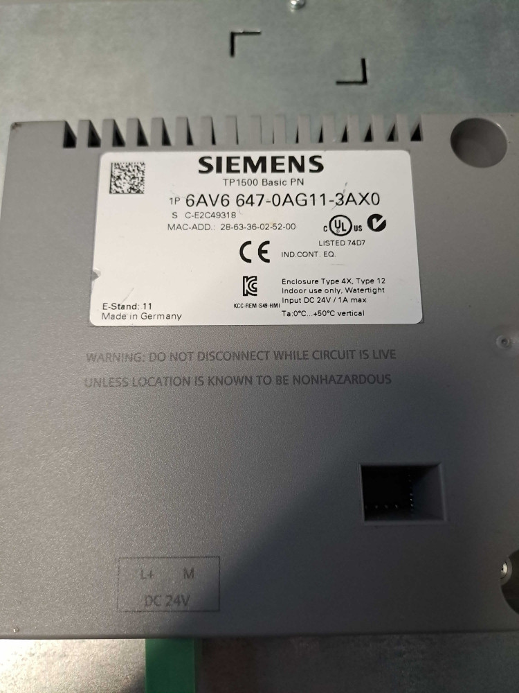 SIEMENS 6AV66470AG113AX0