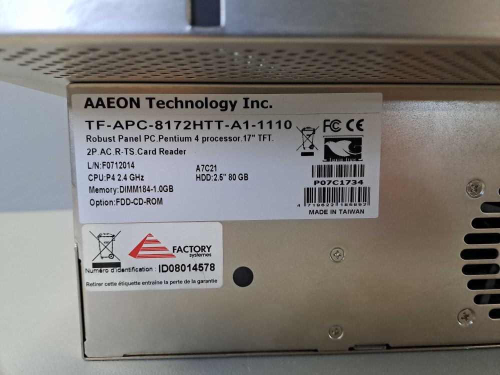 AAEON TFAPC8172HTTA11110