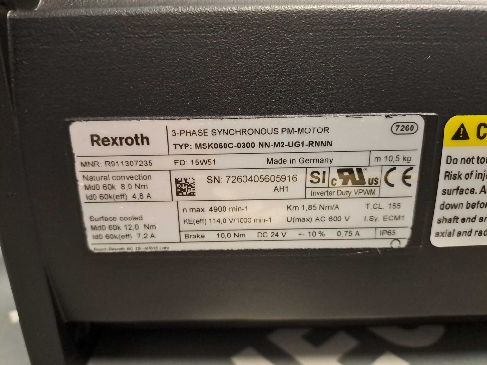 REXROTH  MSK060C0300NNM2UG1RNNN