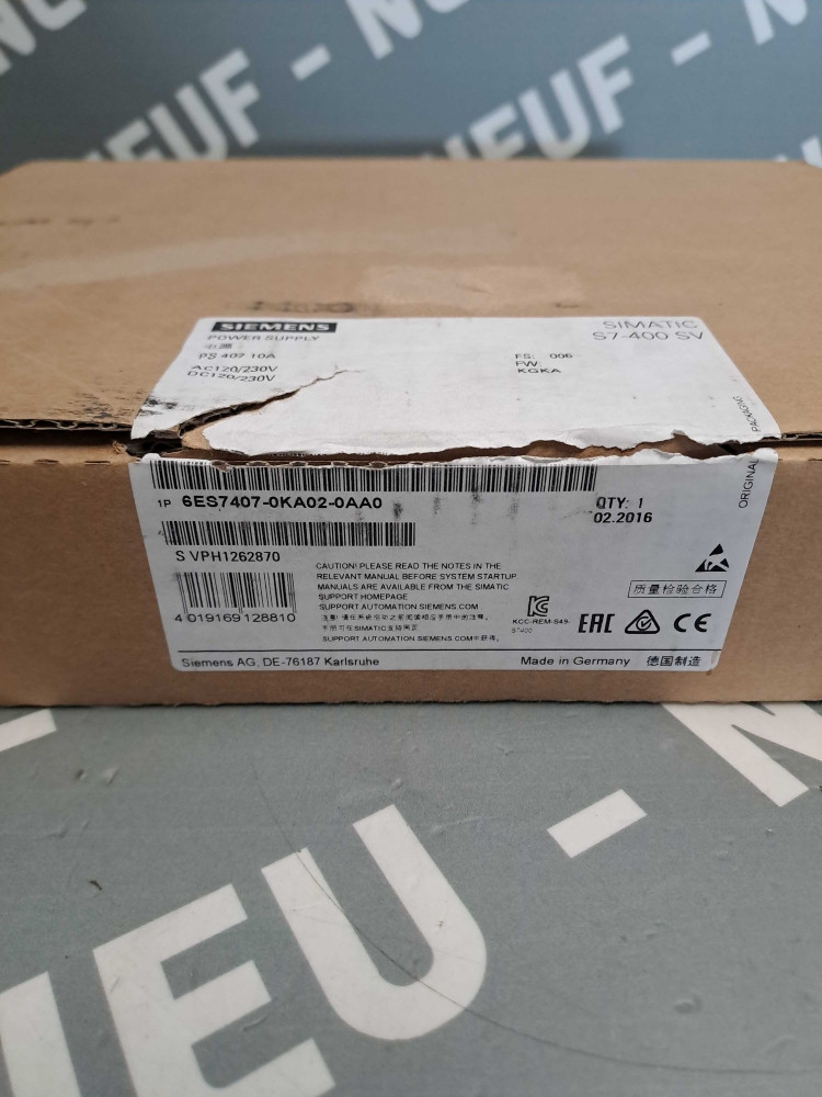SIEMENS 6ES7407-0KA02-0AA0