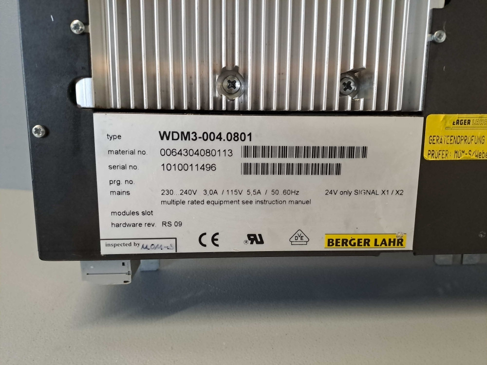 BERGER LAHR WDM3-004.0801