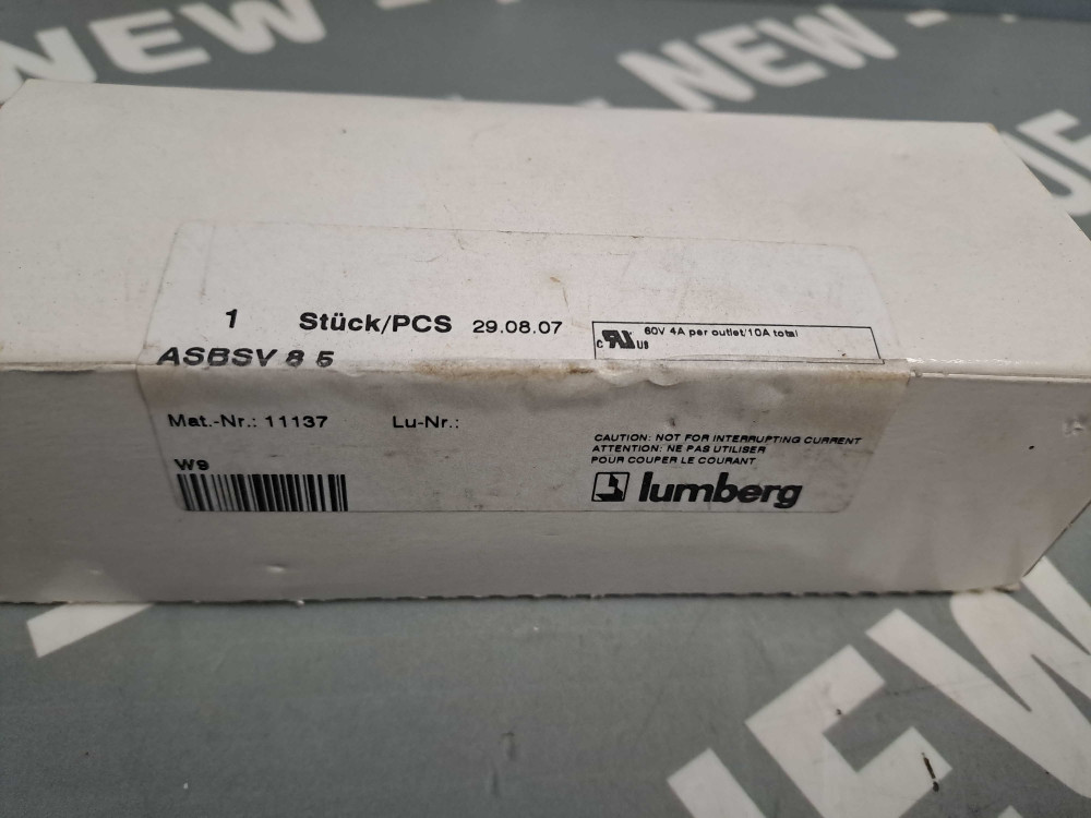 LUMBERG AUTOMATION ASBSV85