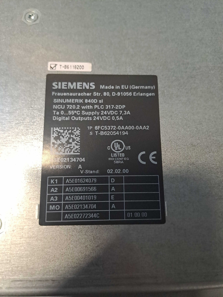 SIEMENS  6FC53720AA000AA2