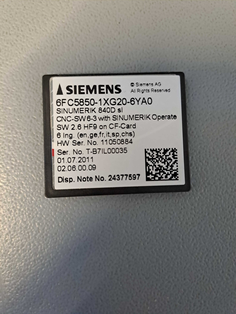SIEMENS  6FC58501XG206YA0