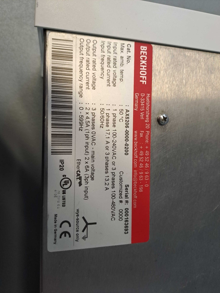 BECKHOFF AX5206-0000-0200