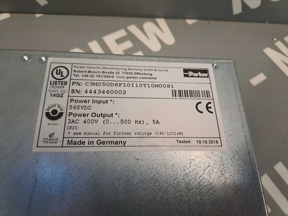 PARKER C3M050D6F10I10T10M00S1 