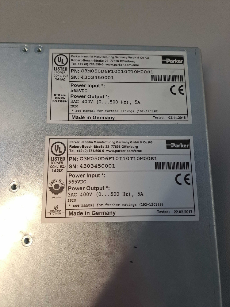 PARKER C3M050D6F10I10T10M00S1 