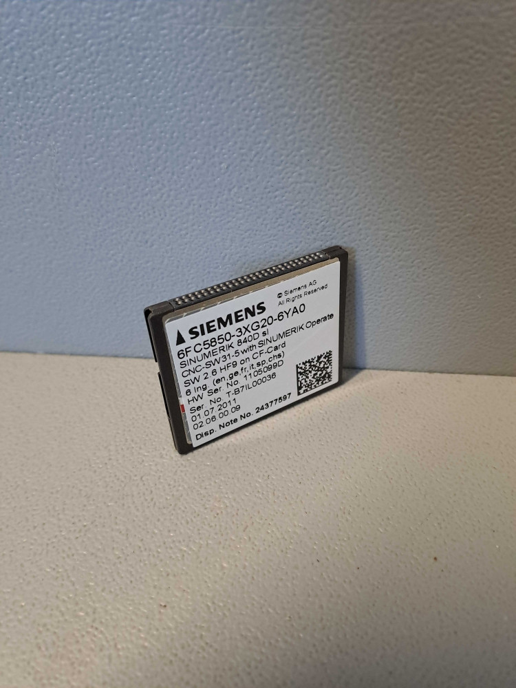 SIEMENS  6FC5850-3XG20-6YA0