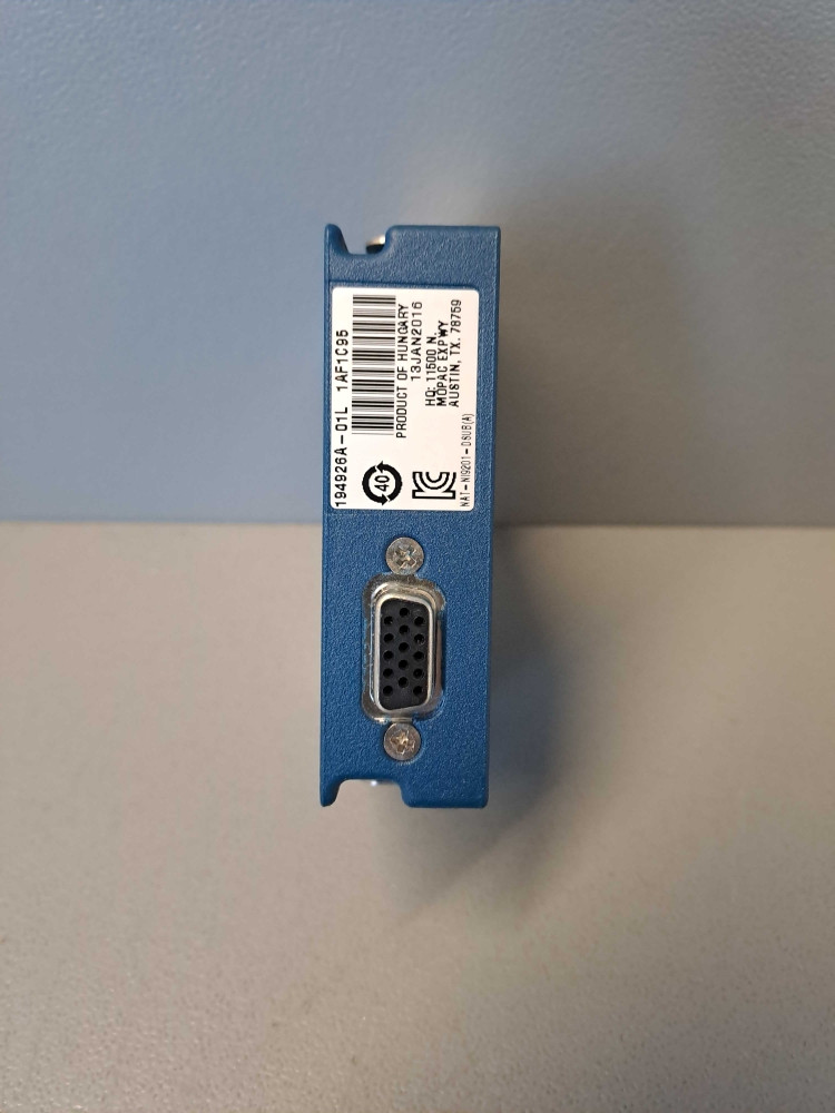 NATIONAL INSTRUMENTS  NI9201