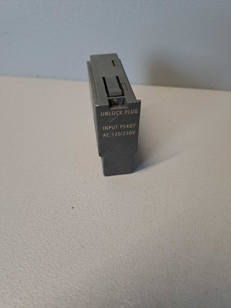 SIEMENS  UNLOCK PLUG INPUT PS407