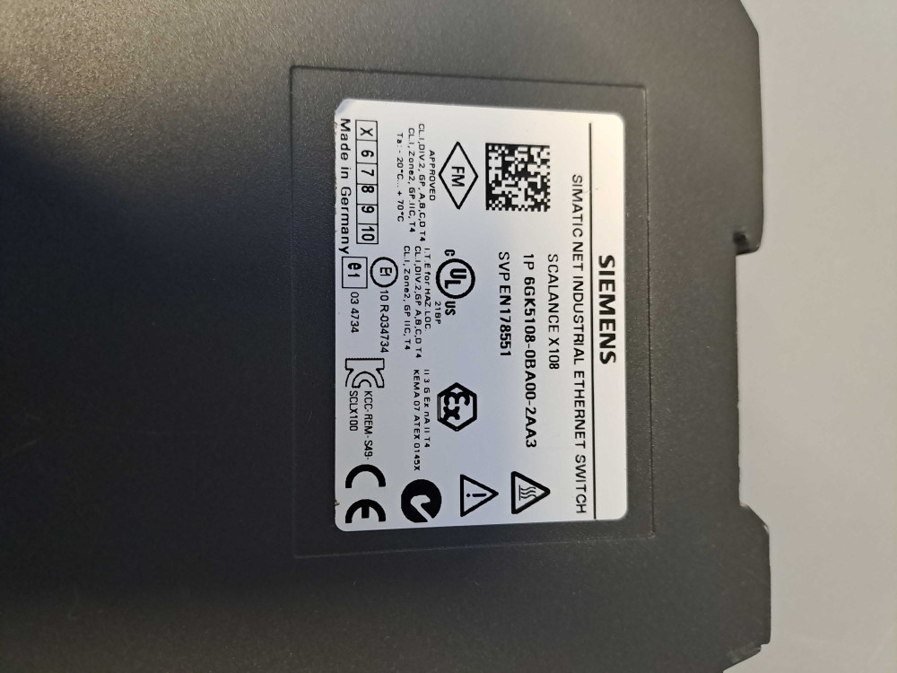 SIEMENS  6GK51080BA002AA3