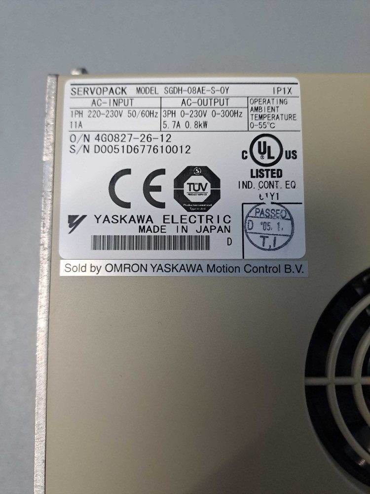 YASKAWA  SGDH-08AE-S-0Y