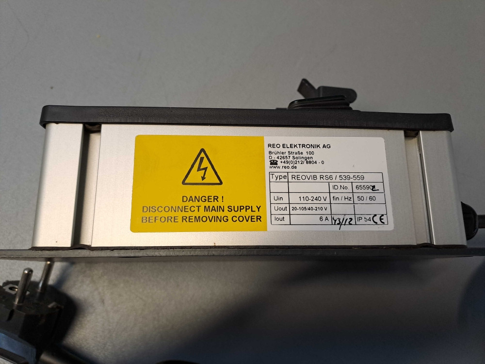 REO ELEKTRONIK  REOVIB RS6/539-559
