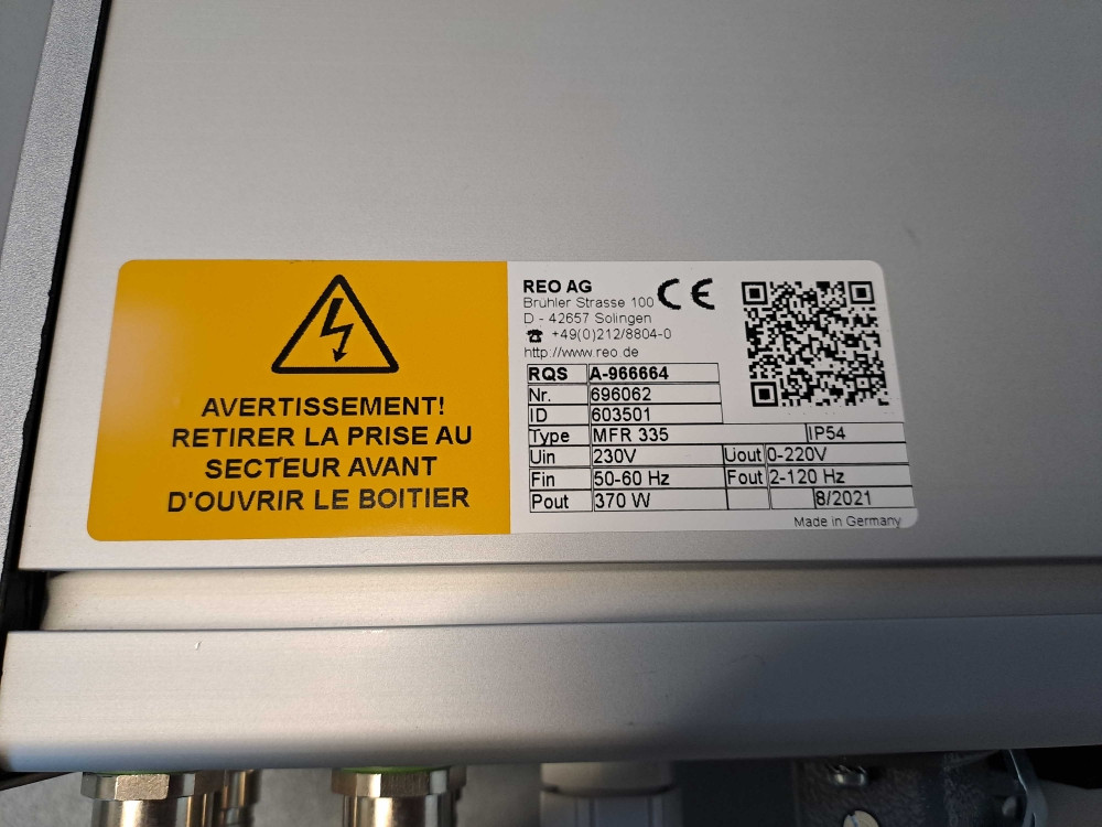 REO ELEKTRONIK  MFR335