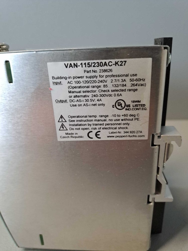 PEPPERL FUCHS  VAN115230ACK27