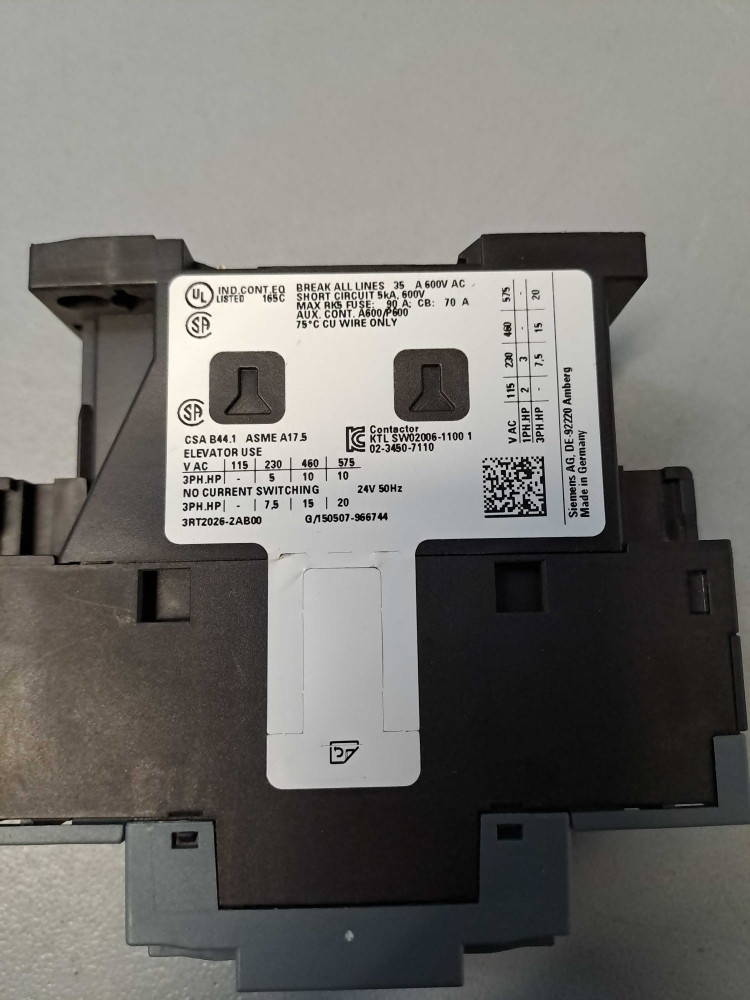 SIEMENS  3RT20262AB00