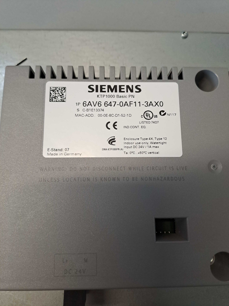 SIEMENS 6AV66470AF113AX0