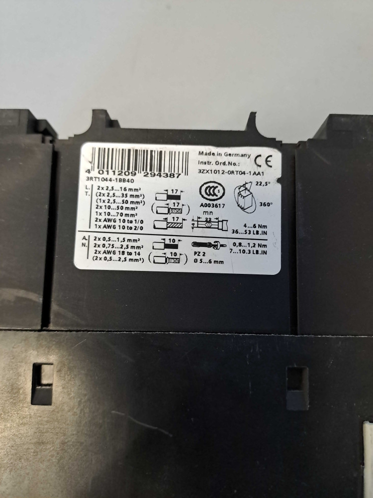 SIEMENS  3RT10441BB40