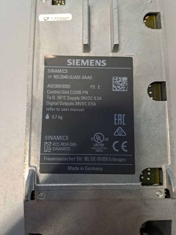 SIEMENS  6SL30400JA010AA0