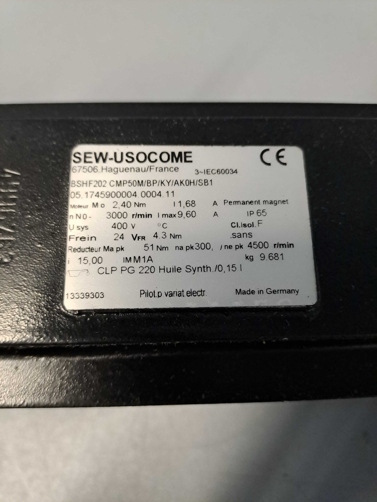 SEW BSHF202 CMP50M/BP/KY/AK0H/SB1