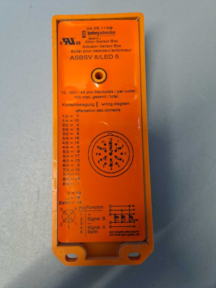 LUMBERG AUTOMATION ASBSV8LED5