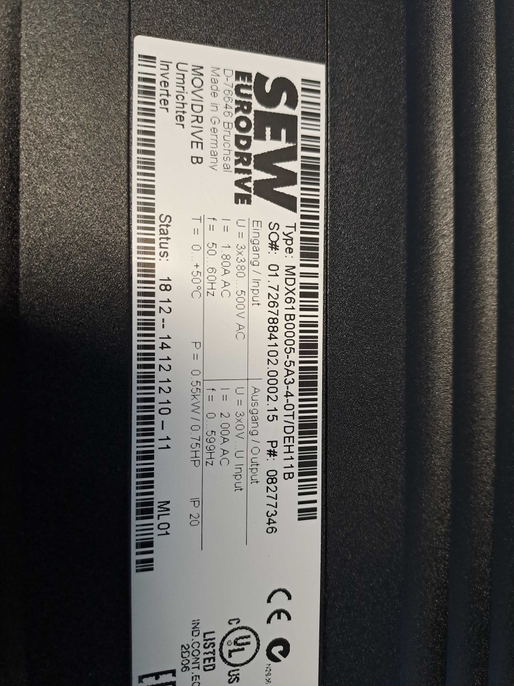 SEW MDX61B00055A340T/DEH11B