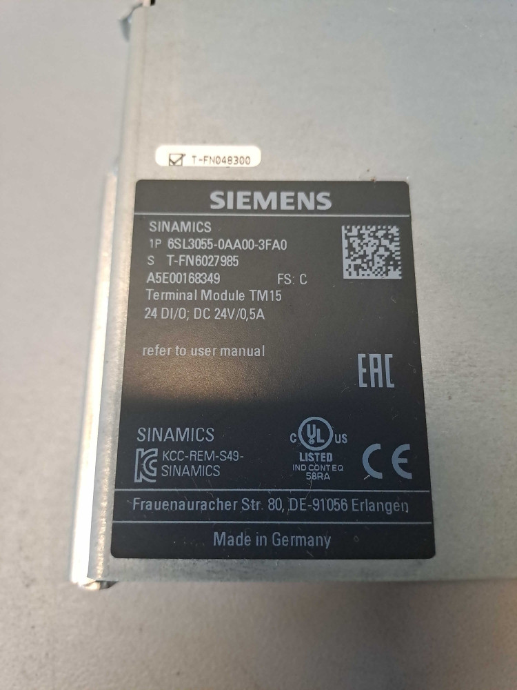SIEMENS  6SL30550AA003FA0