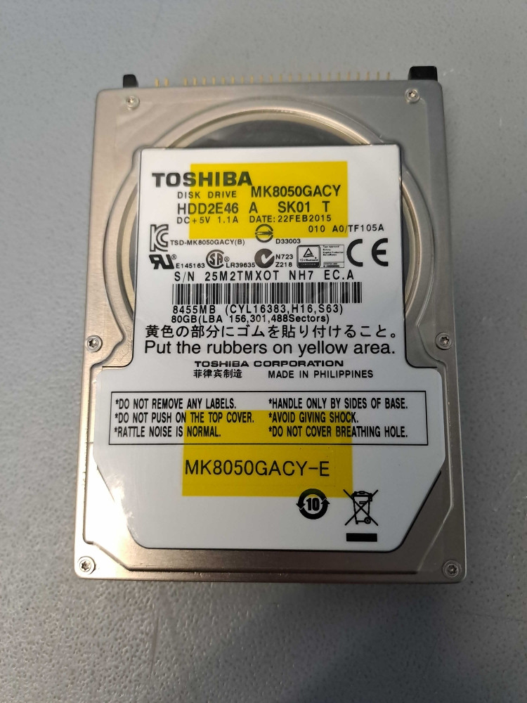 TOSHIBA  MK8050GACY