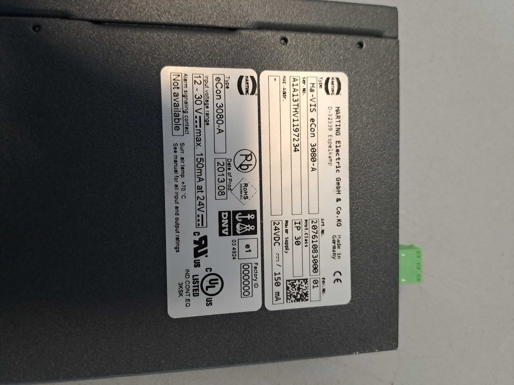 HARTING HAVISECON3080A