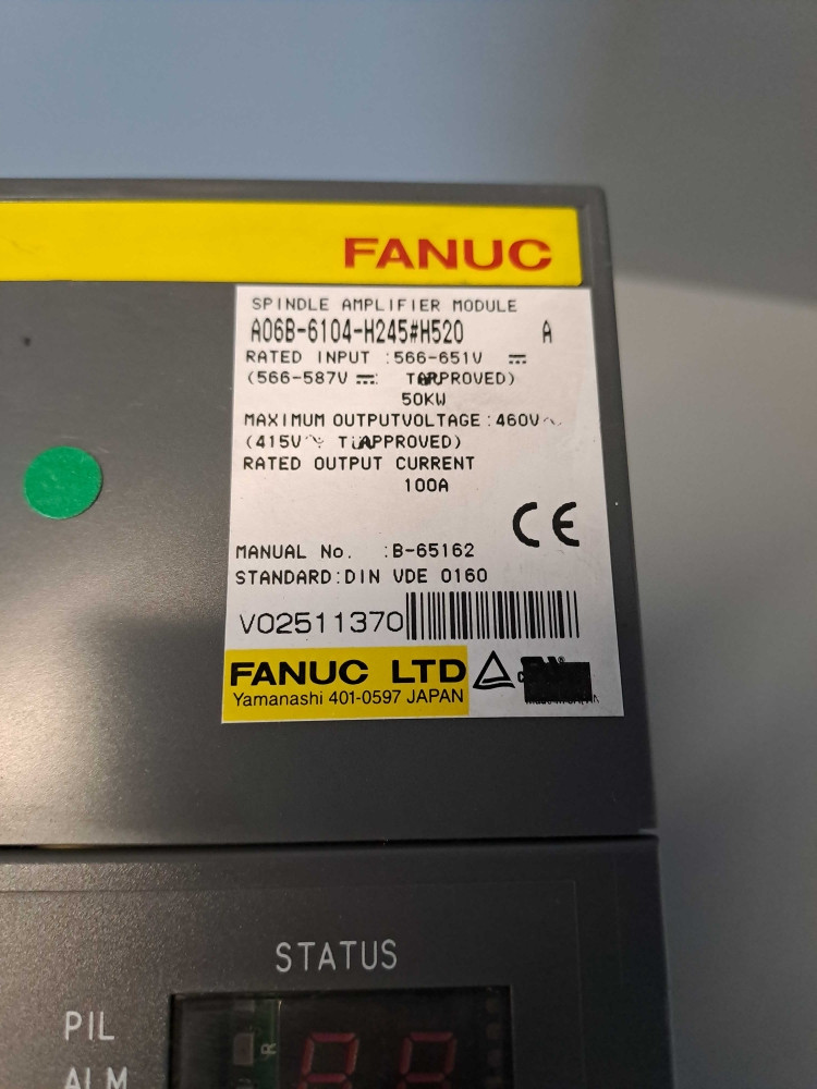 FANUC  A06B6104H245H520