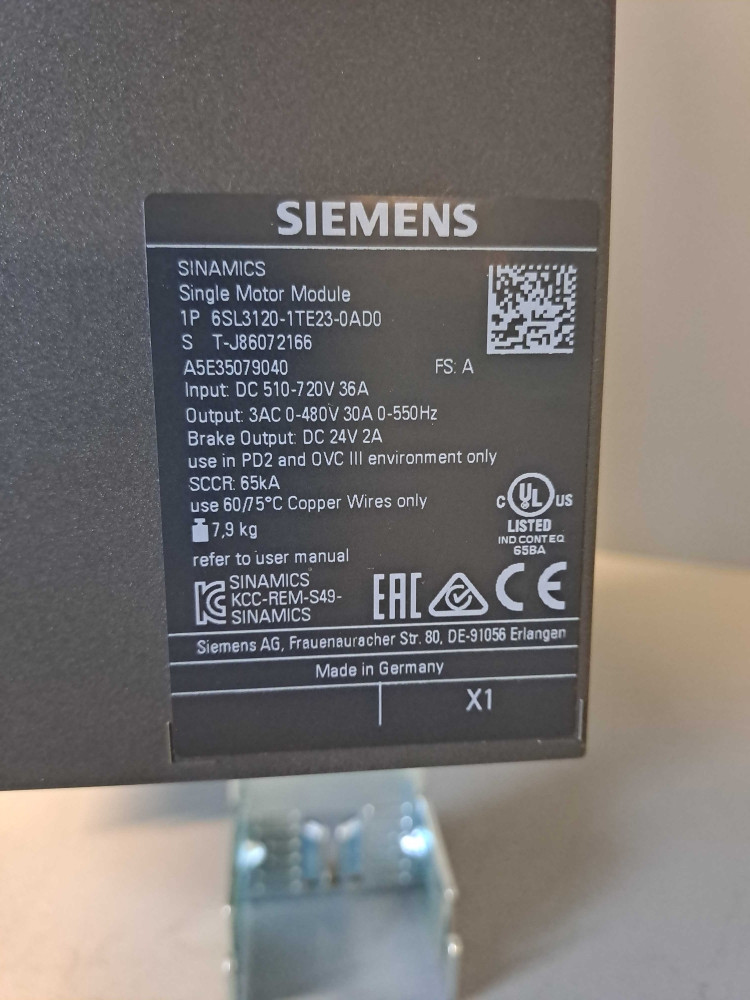 SIEMENS 6SL31201TE230AD0
