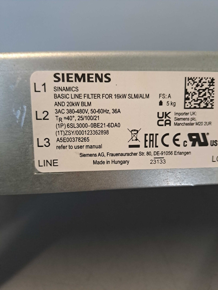 SIEMENS  6SL30000BE216DA0